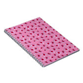 Rosa Blüten, Notebook Notizblock (Rechte Seite)