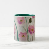 Rosa Blüten Pop Tasse (Mittel)