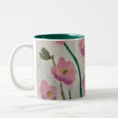 Rosa Blüten Pop Tasse (Links)