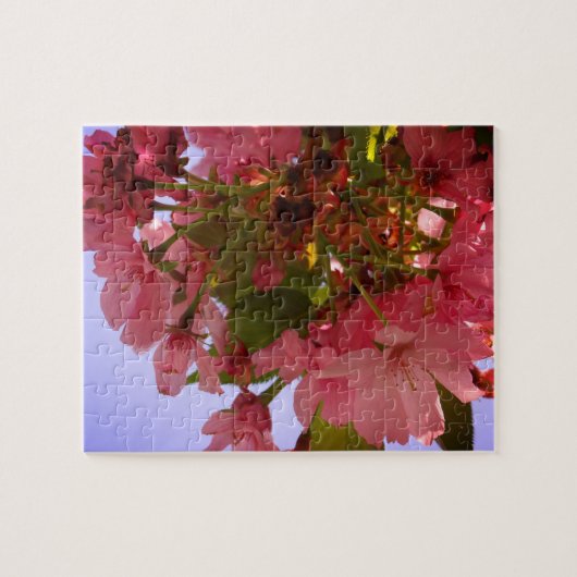 Rosa Blüten Puzzle (Horizontal)