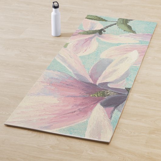 Rosa Blüten vom Süden Yogamatte (Beispiel)