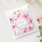Rosa Blüten | Wasserfarbe Azalee | Abschluss Geschenktütchen (Versiegelt)