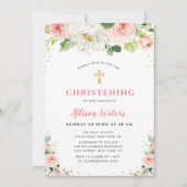 Rosa Blüten weich machen Einladung (Vorderseite)