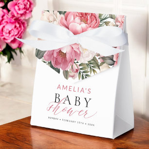 Rosa Blütenbaby in Bloom Girl Baby Dusche Geschenkschachtel