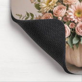 Rosa Blütenbildung Mousepad (Ecke)