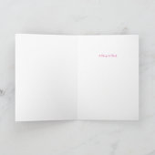 Rosa Blütenblätter Danke (Innenseite)