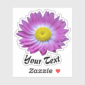 Rosa Blütenblätter mit gelben Briefmarke im Frühja Aufkleber (Blatt)