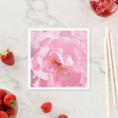Rosa Blütenblätter Serviette (Beispiel)