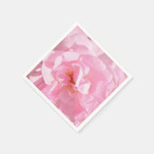 Rosa Blütenblätter Serviette (Ecke)