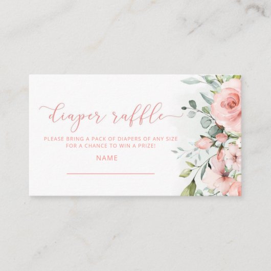 Rosa Blütenblättertriger Wasserfarbenfrosch - Gewi Begleitkarte (Vorderseite)