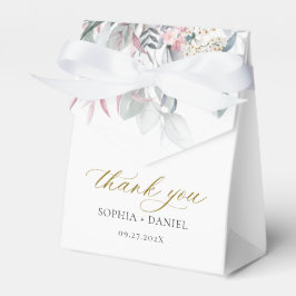 Rosa Blütenblättriger Eukalyptus Botanische Hochze Geschenkschachtel