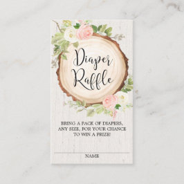 Rosa Blütenblättriger Rosengarten-Gewinnspiel Begleitkarte