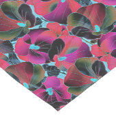 Rosa Blütenblume Mittelgroßer Tischläufer (Ecke)