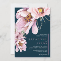 Rosa Blütenblume Sonnenblumen Hochzeit einladen