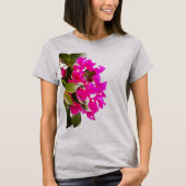 Rosa Blütenblüte T-Shirt (Vorderseite)