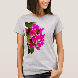 Rosa Blütenblüte T-Shirt