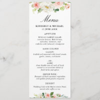 Rosa Blütenblütenkarte