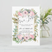 Rosa Blütenblütensaft Grüne Hochzeit (Stehend Vorderseite)