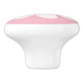 Rosa Blütendusche, Blume und Schublade ziehen Knop Keramikknauf (Seitenansicht)