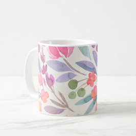 Rosa Blütenfarbe Einfache Farbe Kaffeetasse