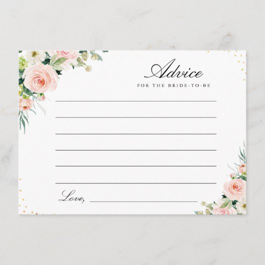 Rosa Blütenfarbe Hinweiskarte (Vorderseite)