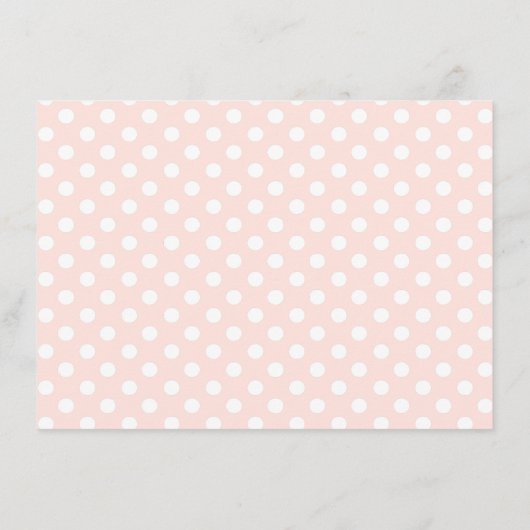 Rosa Blütenfarbe Hinweiskarte (Rückseite)