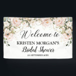 Rosa blütenfarbene Rose Gold Brautparty Banner<br><div class="desc">Boho blush rosa Rose Brautparty Hintergrund Party Banner,  Kontaktieren Sie mich für passende Artikel oder für die Anpassung,  Blush Rose ©</div>