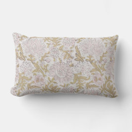 Rosa Blütenfeder Lendenkissen