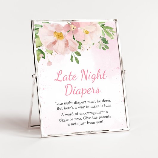 Rosa Blütenfrühlingsblüte Spätnachtsspalter Poster