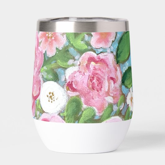 Rosa Blütenfrühlingsblüten (Rückseite)