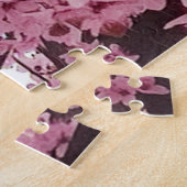 Rosa Blütenfrühlingszeit Puzzle (Seite)
