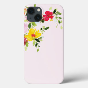 Rosa Blütengarten Aquarell Case-Mate iPhone Hülle