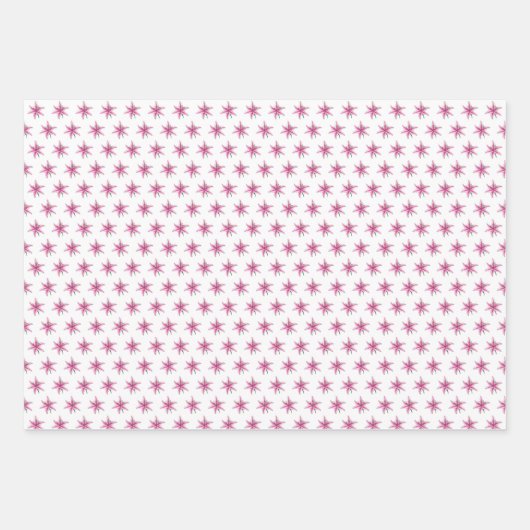 Rosa Blütengarten Party Polterabend Geschenkpapier Set (Vorderseite)