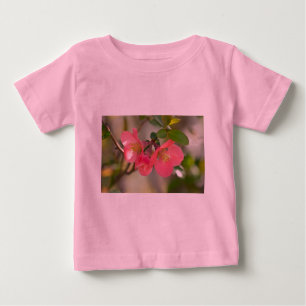 Rosa Blütenglühen Baby T-shirt