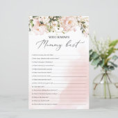 Rosa Blütengold, das das beste Spiel der Mama kenn (Stehend Vorderseite)