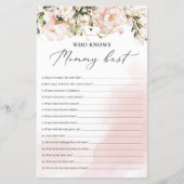 Rosa Blütengold, das das beste Spiel der Mama kenn (Vorderseite)