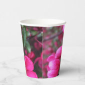 Rosa Blütenkrabapfel Pappbecher (Rechts)