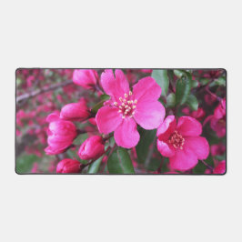 Rosa Blütenkrabapfel Schreibtischunterlage