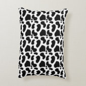 Rosa Blütenkuh Kinderzimmer drucken Dekokissen (Rückseite(Vertikal))