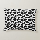 Rosa Blütenkuh Kinderzimmer drucken  Dekokissen (Rückseite)