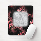 Rosa Blütenkunst Ihr Foto Mousepad (Mit Mouse)