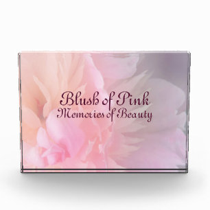 Rosa Blütenliebe-Fotobuch Fotoblock