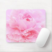 Rosa Blütenmaus Mousepad (Mit Mouse)