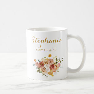 Rosa Blütenmühle Personalisiert Kaffeetasse