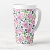 Rosa Blütenmuster Milchtasse (Rechte Ecke)