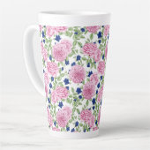 Rosa Blütenmuster Milchtasse (Linke Ecke)