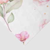 Rosa Blütenperle Seidenpapier (Ausschnitt)