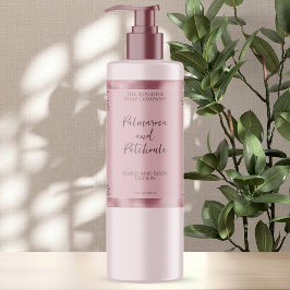 Rosa Blütenpinke und Imitate - rosa Folienfolie Schaumweinetikett