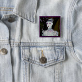 Rosa Blütenporträt Button (Beispiel)