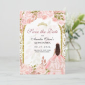 Rosa Blütenpracht Prinzessin Goldener Bogen Ankündigung (Stehend Vorderseite)